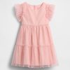 Vestido de tul escalonado para bebés y niños pequeños