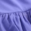 Vestido infantil con volantes y cintura baja