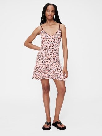 Vestido mini lencero de crepé de GapStudio