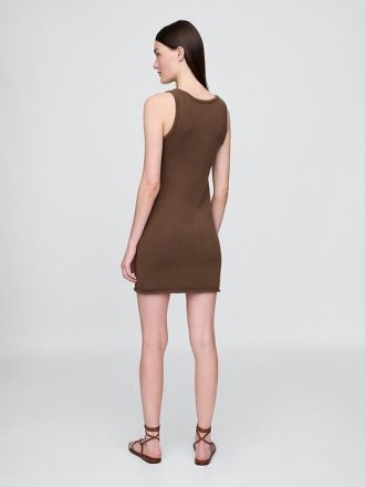 Vestido mini suéter