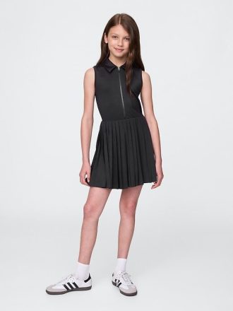 Vestido polo deportivo plisado para niños