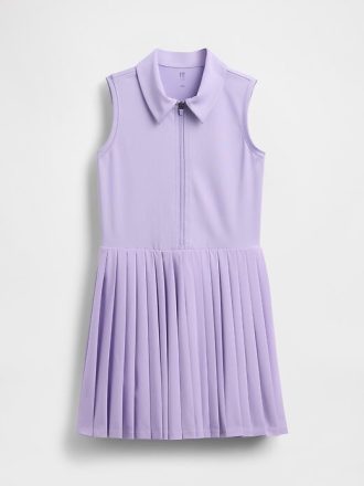 Vestido polo deportivo plisado para niños