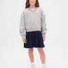 Vestido sudadera plisado suave vintage para niños