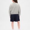 Vestido sudadera plisado suave vintage para niños