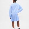 Vestido sudadera plisado suave vintage para niños