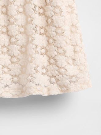 Vestido tipo sudadera extragrande para niños con técnica mixta