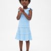 Vestido tipo suéter con cintura baja para bebés y niños pequeños