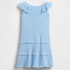 Vestido tipo suéter con cintura baja para bebés y niños pequeños