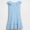 Vestido tipo suéter con cintura baja para bebés y niños pequeños