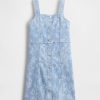 Vestido vaquero floral para niños