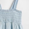 Vestido vaquero fruncido para niños