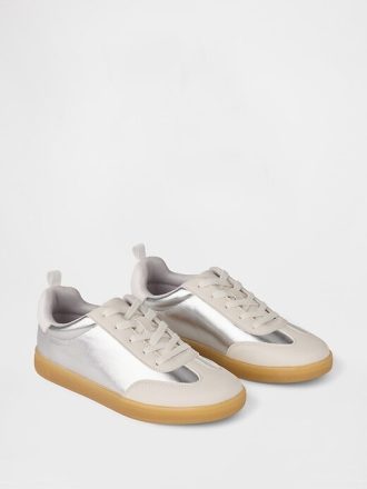 Zapatillas retro metalizadas para niños