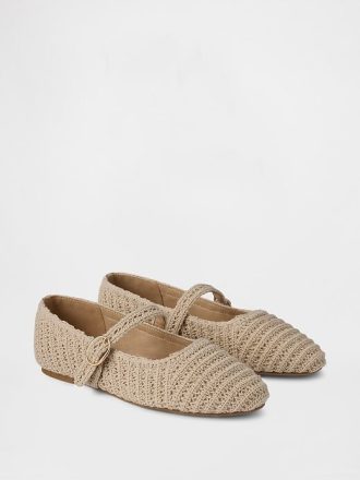 Zapatos Mary Jane de crochet para niños Zapatos Mary Jane de crochet para niños