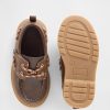 Zapatos náuticos de piel vegana para niños pequeños Zapatos náuticos de piel vegana para niños pequeños
