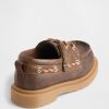 Zapatos náuticos de piel vegana para niños pequeños Zapatos náuticos de piel vegana para niños pequeños