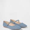 Zapatos planos Mary Jane de mezclilla